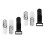 2Ensembles Adaptateur Bandeau Audio Vr En ABS Durable Stable 9