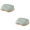 2Pièces Table Polyvalente Facile À Nettoyer Design Ergonomique 6