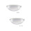 2Pièces Sauna Plastique Anti-Buée Explosion-Proof 7
