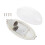 2Pièces Sauna Plastique Anti-Buée Explosion-Proof 10