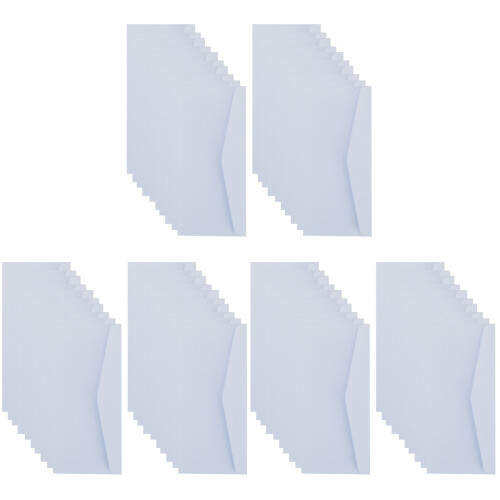 60Pièces Enveloppes Blancs Résistants Pour Documents Et Fêtes 1