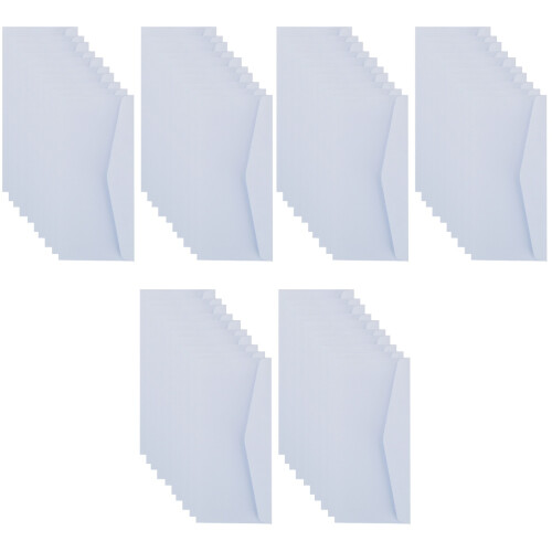 60Pièces Enveloppes Blancs Résistants Pour Documents Et Fêtes 2