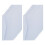 60Pièces Enveloppes Blancs Résistants Pour Documents Et Fêtes 10