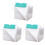 3Ensembles Lingettes Jetables Blanches Absorbantes 3