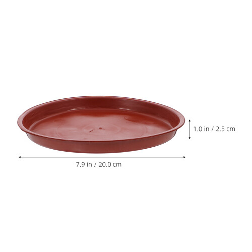 40Pièces Sous-Pots Rouges Robustes Pour Plantes Fleurs D'intérieur 1