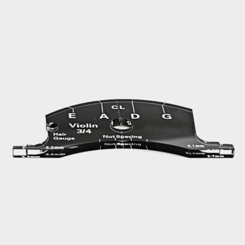 2Pièces Accessoire Violon Pont Plastique Noir Usage Pratique 2