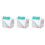 3Ensembles Lingettes Jetables Blanches Absorbantes 5