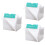 3Ensembles Lingettes Jetables Blanches Absorbantes 6