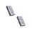 2Pièces Commutateur USB 2.0 Argent Pour Partage Périphériques Pièce 9