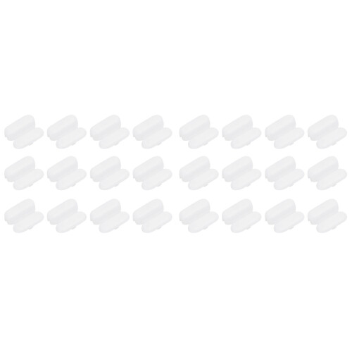 200Pièces Crochets Blancs Pour Rideaux Perles Accessoires 2