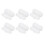 200Pièces Crochets Blancs Pour Rideaux Perles Accessoires 9