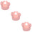 3Pièces Bavoirs Bébé Rose Confortables Avec 9