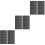 30Pièces Stickers Clavier Universels PVC Protecteur Multilingue 5