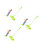 3Pièces Balai Jouet Enfant Vert Mini Pour Pretend 8