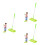 3Pièces Balai Jouet Enfant Vert Mini Pour Pretend 9