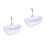 2Pièces Électrique Pour Blanche En Plastique Durable 9