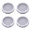 8Pièces Couvercles Germoirs Bocal Argent Résistants Maille Inox 2