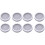 8Pièces Couvercles Germoirs Bocal Argent Résistants Maille Inox 3
