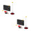 2Ensembles Kit D'entraînement Tennis De Table Confortable Résistant 9
