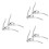 3Paires Poignées Aluminium Argent Pour Guidon Course 7