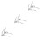 3Paires Poignées Aluminium Argent Pour Guidon Course 8