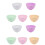 10Pièces Bols En Silicone Pour Assortis Usage Domestique 6