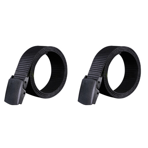 2Pièces Ceintures Toile Nylon Confortables Et Durables 2