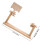 1Ensemble Cadre Broderie Bois Beige Ergonomique Facile À Utiliser 2