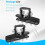 2pcs Led Pod Light Mounts, Stainless Steel Universal LED Light Bar Mounting Brackets Adjustable Black 5