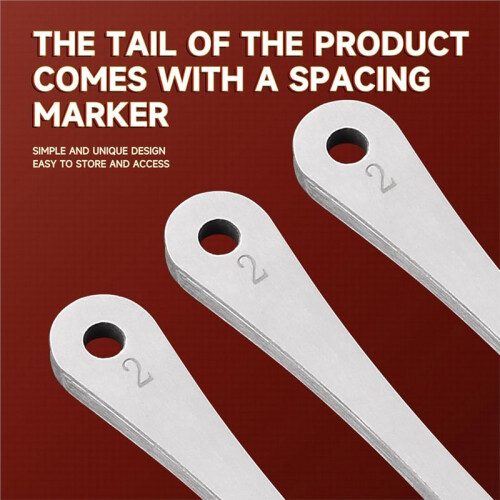Leather Wing Divider Tool Leather Working Tool,Perfect for Leather  2mm Spacing 2