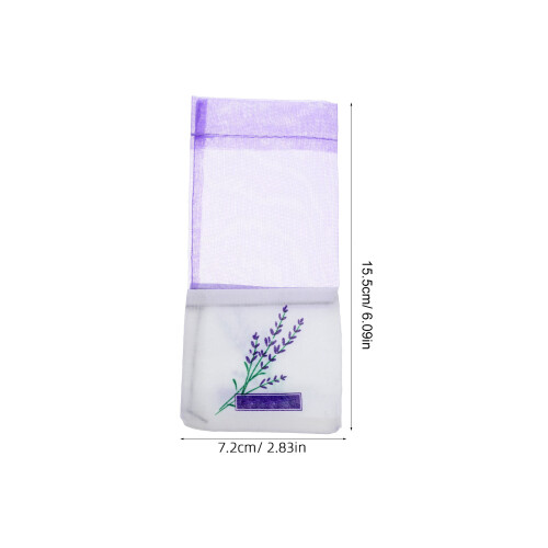 50Pièces Sachets Violet Organza Cordon Cadeaux Durable 1