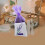 50Pièces Sachets Violet Organza Cordon Cadeaux Durable 6