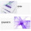 50Pièces Sachets Violet Organza Cordon Cadeaux Durable 8
