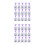 50Pièces Sachets Violet Organza Cordon Cadeaux Durable 9