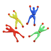 2X Children's Small Toys Funny Wall Climbing Stick Spider Stick Villain Toys