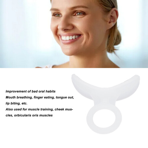 Lip Biting Corrector for Oral Muscle Training, Size L, POE Material 2