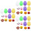 3Ensembles Coffrets Oeufs Pâques Jouets Animaux Colorés 5