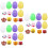 3Ensembles Coffrets Oeufs Pâques Jouets Animaux Colorés 6