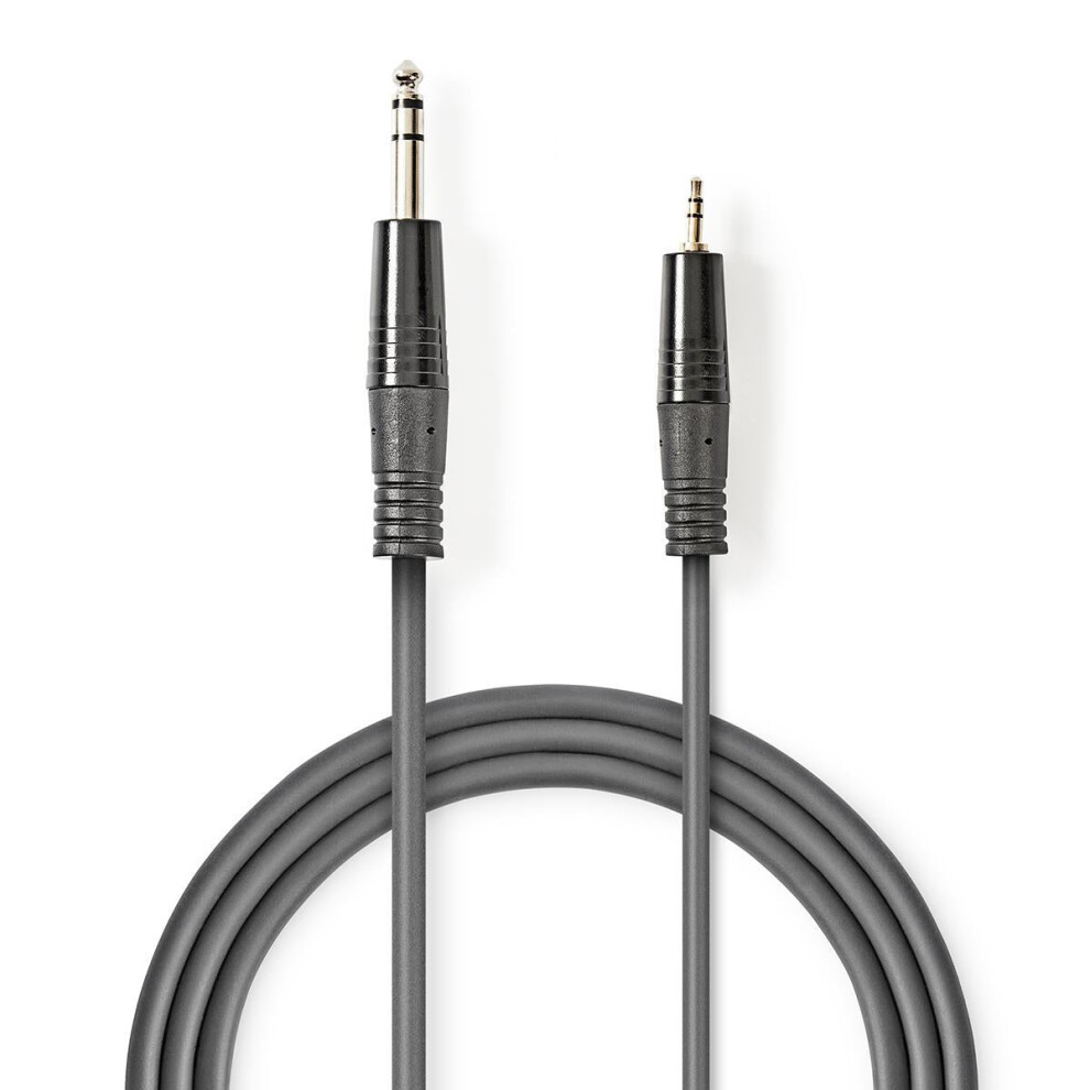 Nedis COTH23205GY30, 6.35mm, Stecker, 3.5mm, Stecker, 3 m, Grau - Bild 5