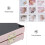 4Pièces Photo Bébé Rose Durable Pour Souvenirs De Croissance 5