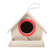 3Pcs Wooden Pet Bird Cage with Rope Nest for Small and Medium Birds