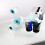 Label Roll Holder for Rolls and Fanfold Labels,Acrylic Label Holder for Thermal Printer,for Desktop Label Printer 5