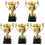 5Pièces Mini Trophées Dorés Récompenses Enfants 4