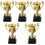 5Pièces Mini Trophées Dorés Récompenses Enfants 5