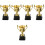 5Pièces Mini Trophées Dorés Récompenses Enfants 6