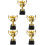 5Pièces Mini Trophées Dorés Récompenses Enfants 8