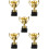 5Pièces Mini Trophées Dorés Récompenses Enfants 10