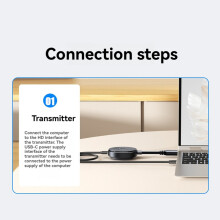 -Kompatibler Wireless Extender 1080P 50M 5G Wireless Audio Video Sender und Empfänger Bildschirmfreigabe