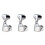 6PCS Electric Guitar Alignment Tuner, Fully Enclosed, Large Handle, String Knob, Upwind Stringer 3L+3R 5