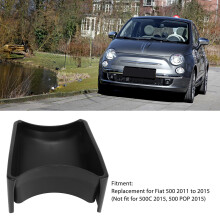 Black ABS Console Tray Fiat 500 2011-2015